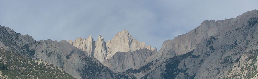 Panoramic shot of Mt. Whitney